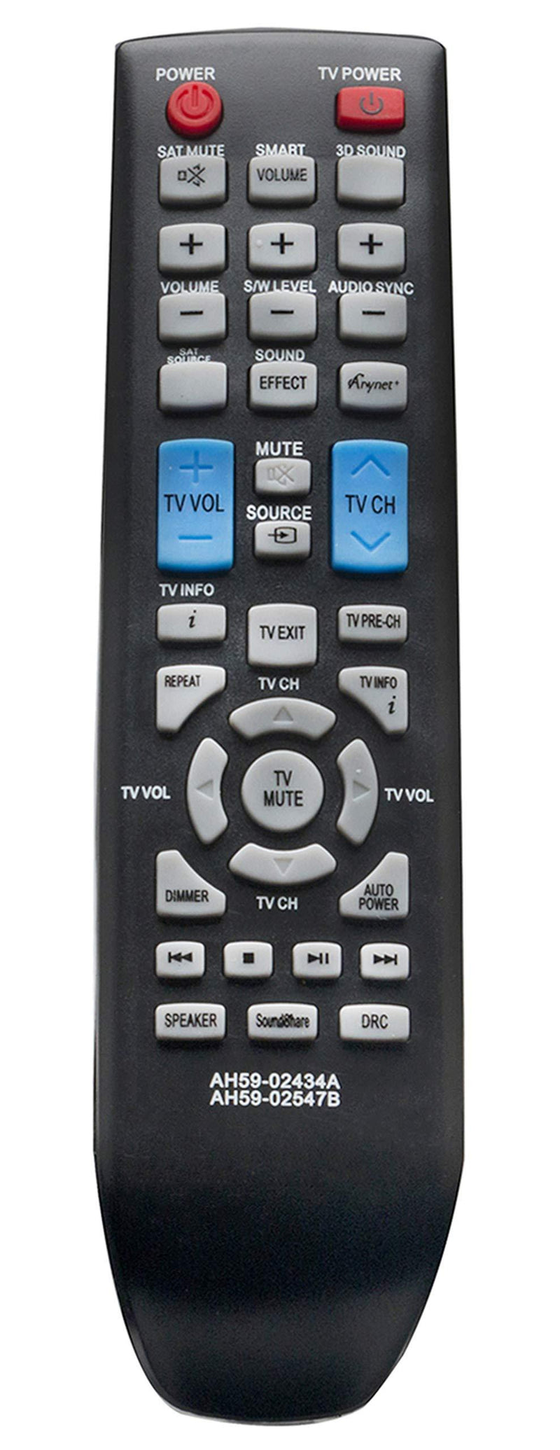 Vinabty New AH59-02547B Replaced Remote fits for Samsung Home Theater Sound Bar System AH59 02547B HWF450ZA HWF450 HWFM45 HWFM45C HW-FM45C HW-FM45 HW-F450