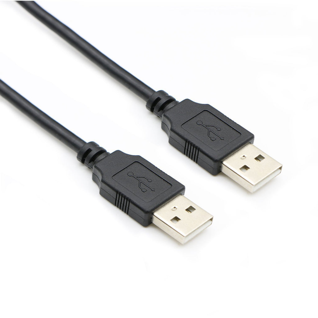 Pasow USB 2.0 Type A Male to Type A Male Extension Cable AM to AM Cord Black (30Feet/10M) 30Feet/10M