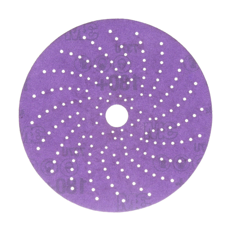 3M Cubitron II Hookit Clean Sanding Abrasive Disc, 31374, 6 in, 180+ grade, 50 discs per carton