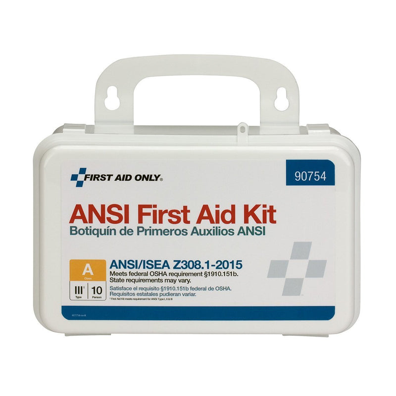 First Aid Only 90754 10 Person Bulk ANSI A, Plastic