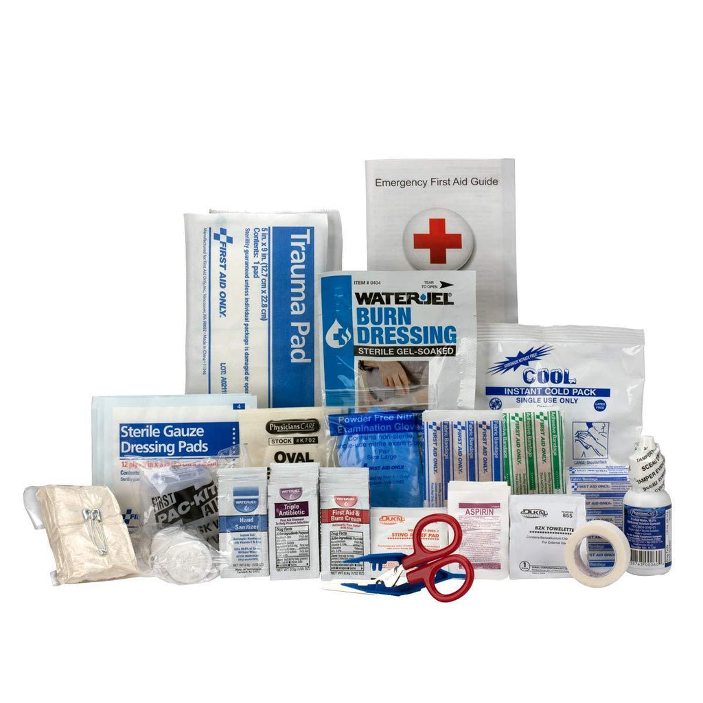 First Aid Only 90615 ANSI 2015 Compliant 25 Person Class A+, First Aid Kit Refill 141 pieces, Type A+