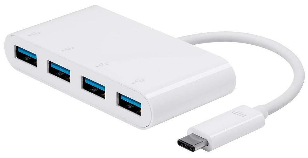 Monoprice USB-C VGA Multiport Adapter - White, With USB 3.0 Connectivity & Mirror Display Resolutions Up To 1080p @ 60hz - Select Series