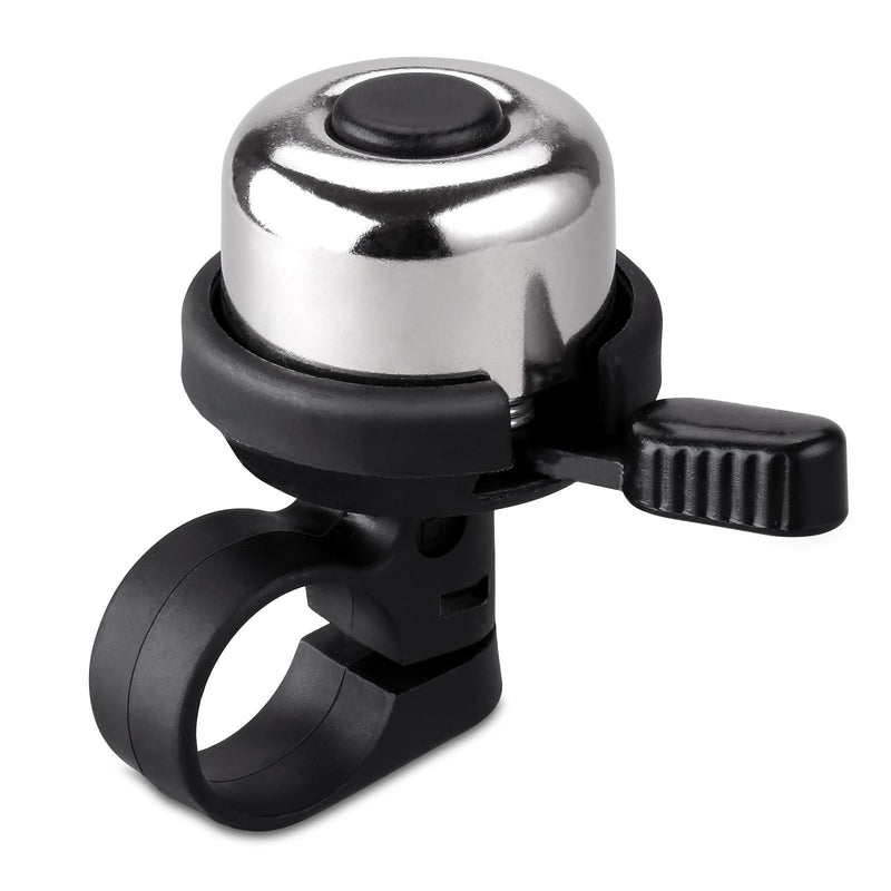 BONMIXC Bike Bell Brass Mini Silver