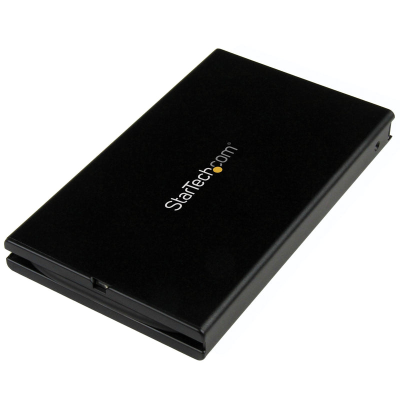 StarTech.com USB 3.1 (10Gbps) 2.5" SATA SSD/HDD Hard Drive Enclosure - USB-C External Hard Drive Enclosure (S251BU31C3CB) USB 3.1 (10Gbps) | USB-C | Integrated Cable