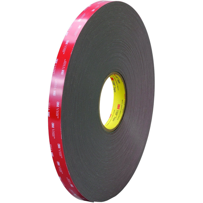 Partners Brand PVHB494734R Black 3M 4947F VHB Tape, 5 yd. Length, 3/4" Width