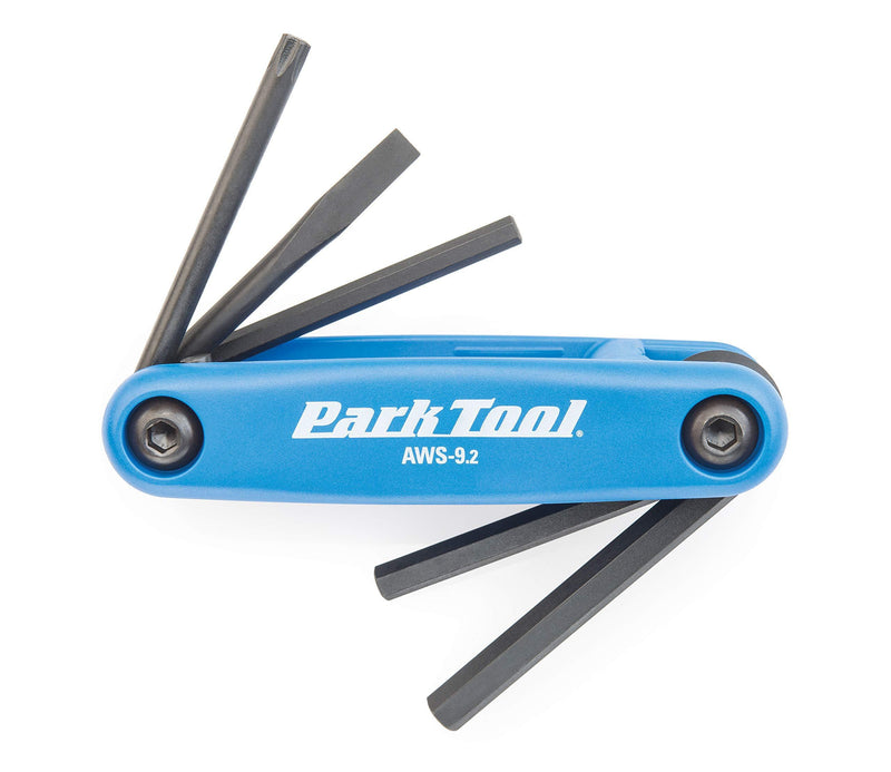 Park Tool AWS-9.2 Fold-Up Hex Wrench and Screwdriver Set Tool