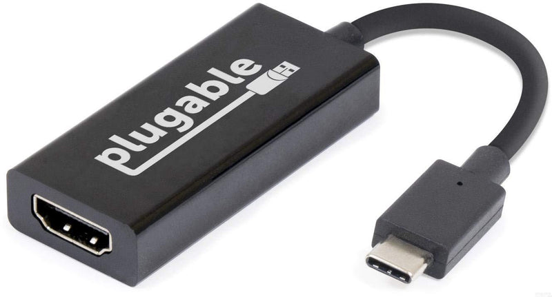 Plugable USB C to HDMI 2.0 Adapter Compatible with 2018 iPad Pro, 2018 MacBook Air, 2018 MacBook Pro, Dell XPS 13 & 15, Thunderbolt 3 Ports & More (Supports Resolutions up to 4K@60Hz)