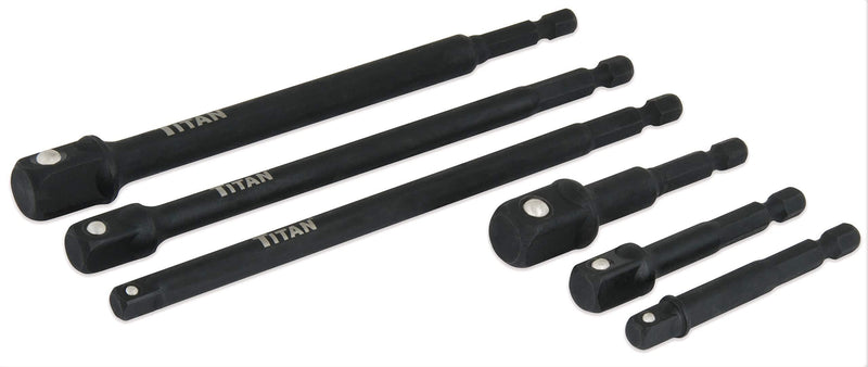 Titan 12087 Socket Adapter Set, 6 Piece 6pc Assorted