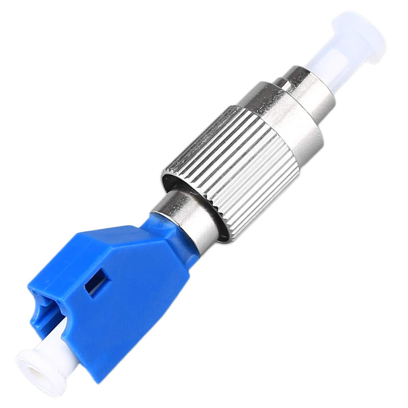 KELUSHI Fiber Optic Connector, FC Male to LC Female Hybrid Optical Fiber Convertor Adapter Compatible with Optical Power Meter Visual Fault Locator 1 Blue