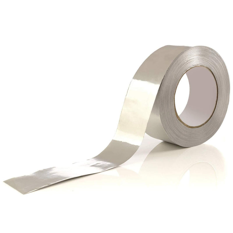 Aluminum Tape/Aluminum Foil Tape – Professional/Contractor-Grade - 1.9 inch x 150 feet (3.4 mil) - Ideal for Sealing & patching hot and Cold HVAC, Duct, Pipe, Insulation Home and Commercial