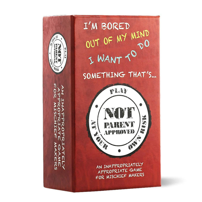 Not Parent Approved: A Fun Card Game and Gift for Kids 8-12, Tweens, Teens, Families and Mischief Makers â€“ The Original, Hilarious Family Party Game Original Game