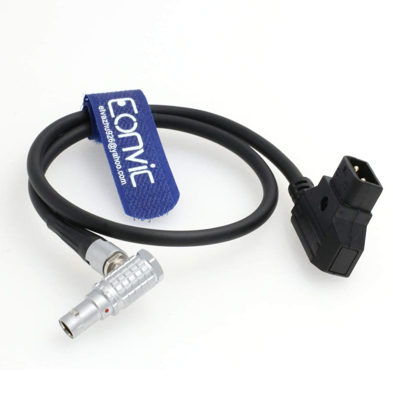 Eonvic D-TAP to 0B 2 pin Power Adapter Cable for Teradek Bond 18" (Right Angle 2Pin) Right Angle 2Pin