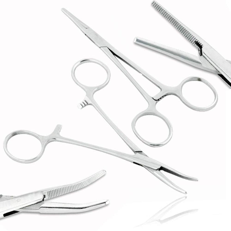 OdontoMed2011 HEMOSTATS, Curved 6" and Straight 6" New