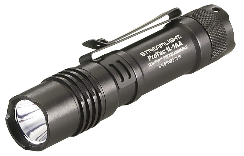 Streamlight 88061 ProTac 1L-1AA 350-Lumen Dual Fuel Professional Tactical Light, Black Protac 1L-1AA, 350 Lumens