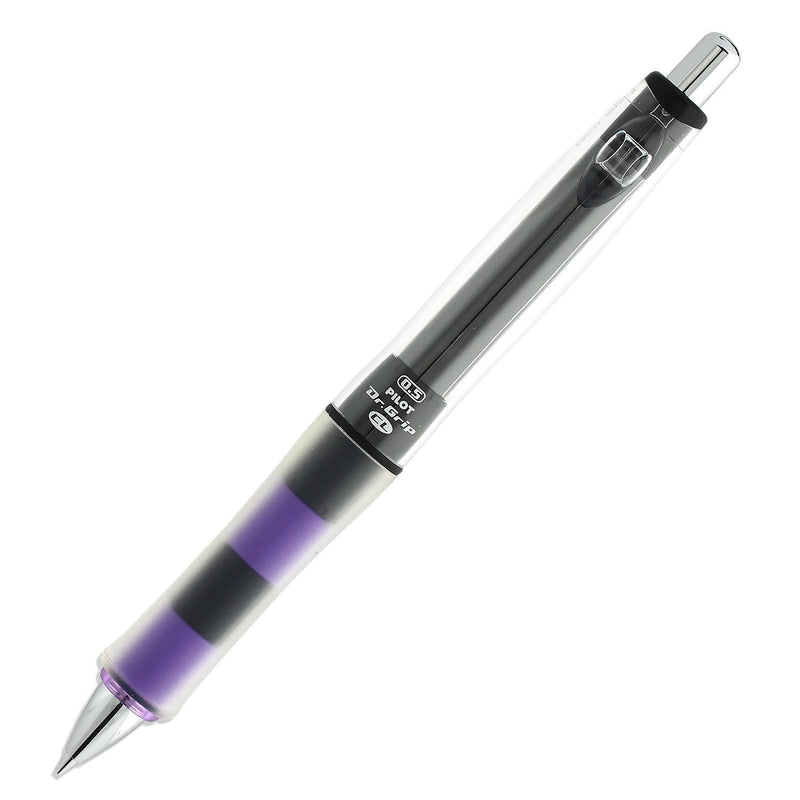 Pilot HDGCL50R-PBLA Mechanical Pencil, Dr. Grip CL Play Border 0.5mm, Black x Lavender