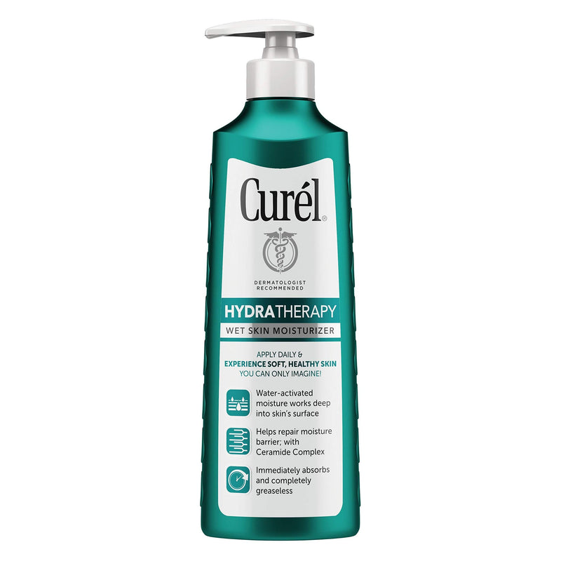 Curél Hydra Therapy In Shower Lotion, Wet Skin Moisturizer for Dry or Extra-dry Skin, with Advanced Ceramide Complex, for Optimal Moisture Retention, 12 Ounce Curél Hydra Therapy In Shower Lotion, Wet Skin Moisturizer for Dry or Extra-dry Skin, 12 Ounce