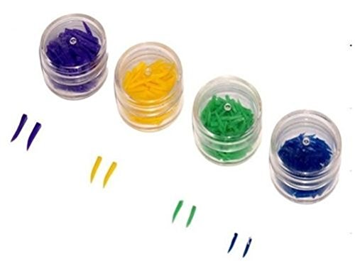 Dental Disposable Wedges Plastic 4 Colour-Coded 400/pk interdental Composite Kit