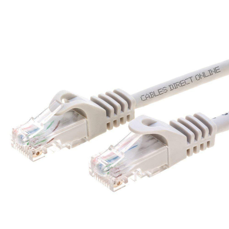 Cables Direct Online Snagless Cat5e Ethernet Network Patch Cable Gray 50 Feet 50ft