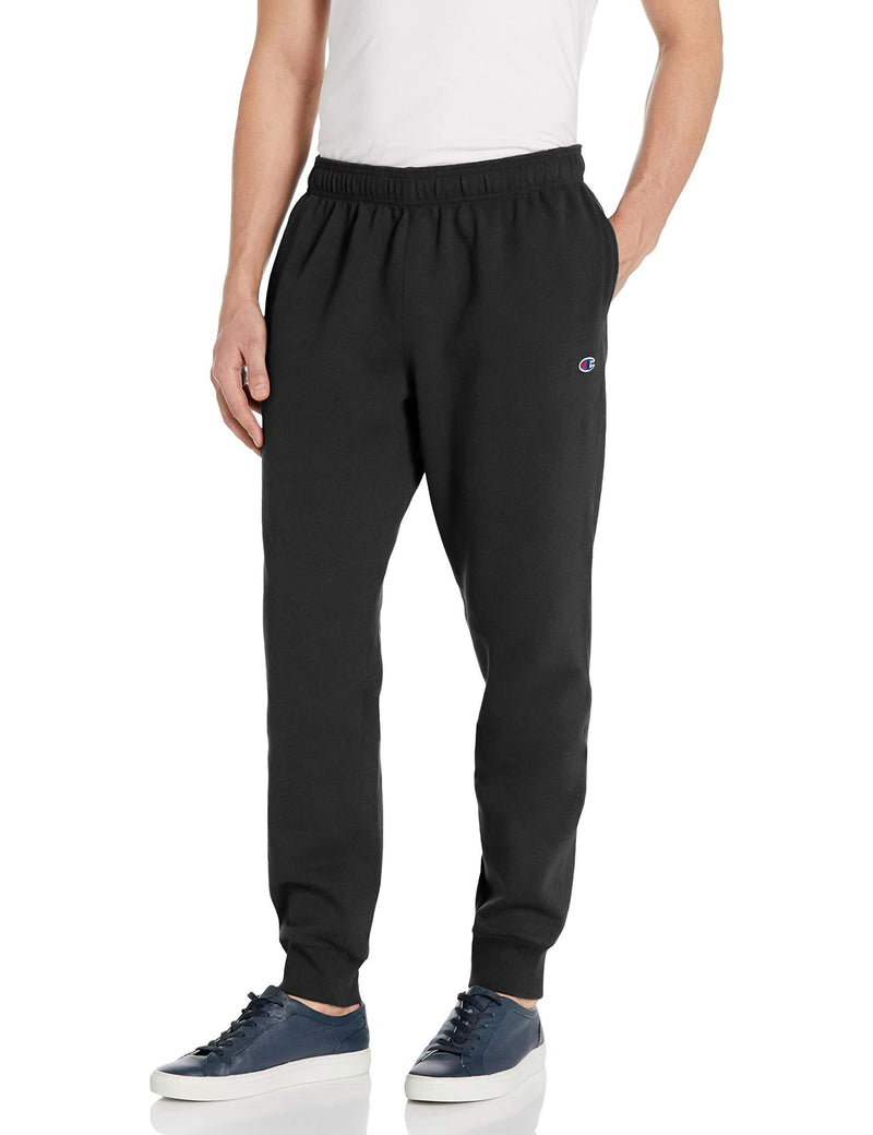 Champion Men's Powerblend Sweats Retro Jogger Pants Small Black