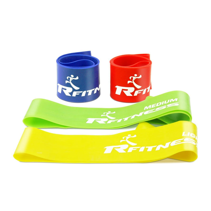 Furinno Rfitness Professional Loop Stretch Exercise Band 4-PC Set, RF1503-4