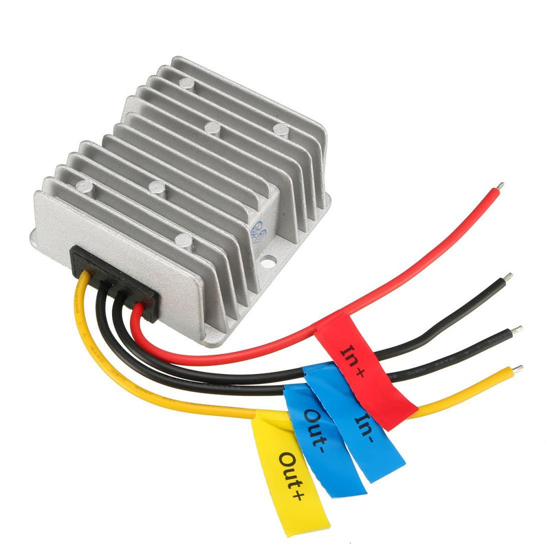 uxcell Power Voltage Converter DC12V Up to DC19V 6A 114W Waterproof Voltage Convert Transformer