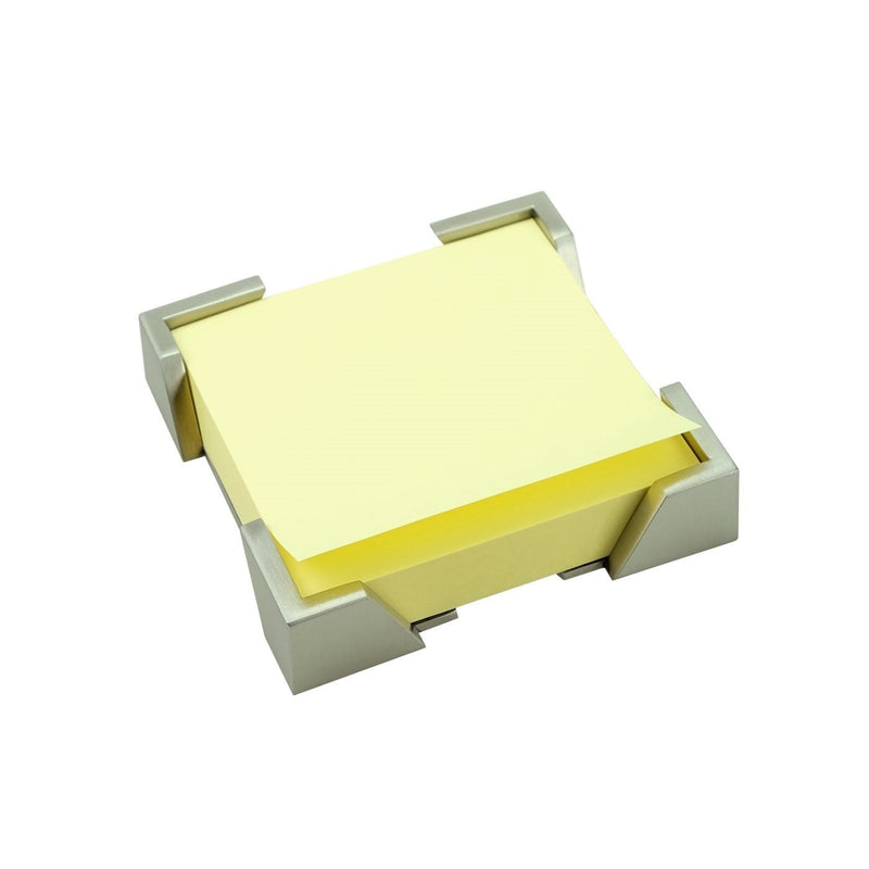 ArtsOnDesk Modern Art Note Holder Dispenser - St209 Stainless Steel Satin Finish Desktop Office Supply Pad Desk Accessory Organizer Memo Note Dispenser Holiday Christmas Gift.