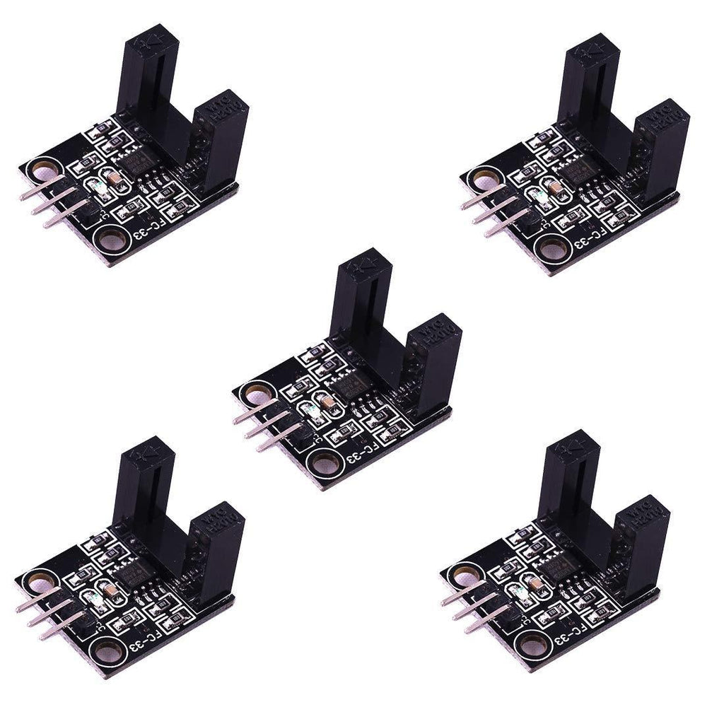 HiLetgo 5pcs LM393 Correlation Photoelectric Sensor Opposite-type Infrared Count Sensor