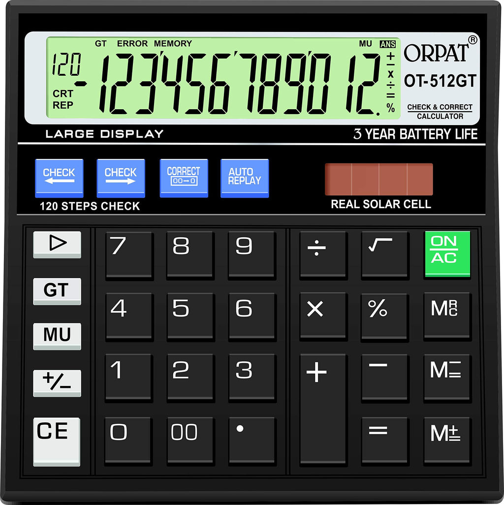 Orpat Ot-512Gt Calculator (Black)