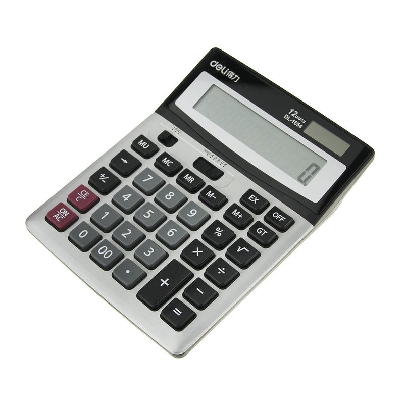 Desktop Calculator,Office Calculator Multi-Purpose Dual Power Standard Function Office Business Desktop Calculator with 12 Digit Large Display Business Desk Calculator