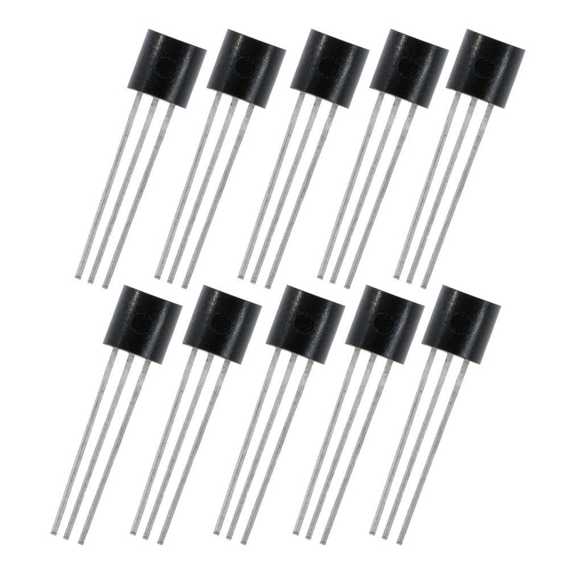 Diymore 10pcs DS18B20 18B20 TO-92 3 Pins Wire Digital Thermometer Temperature IC Sensor Black