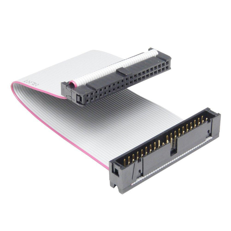 IDE 40-Pin Male to Female Hard Drive Extension Cable 6 inch Flat Ribbon Cord for 3.5" PATA HDD (39 Pin + 1x Empty) 1 pcs