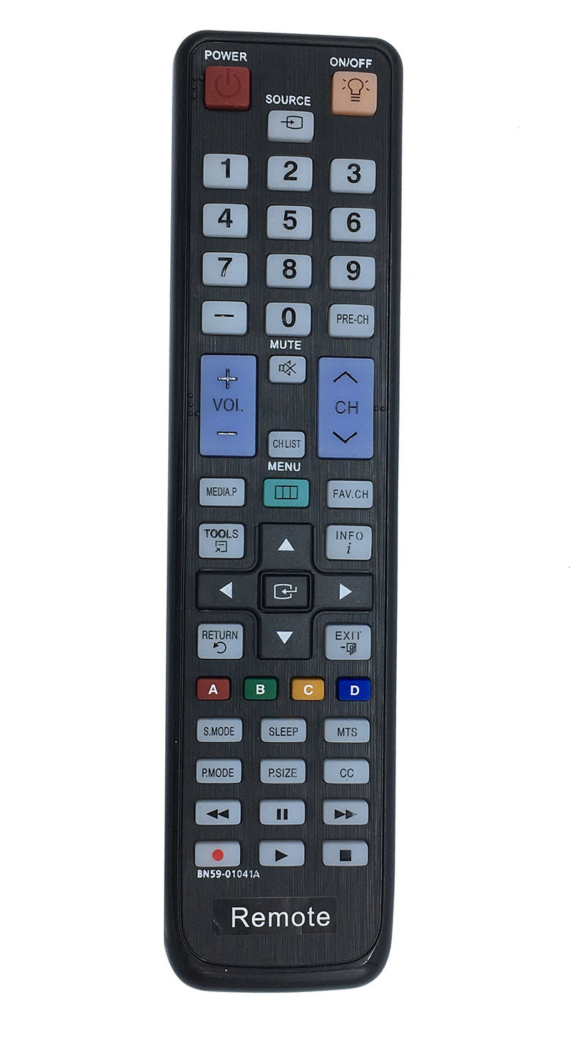 BN59-01041A Remote Replaced Remote fit for Samsung TV LN55C630K1F LN55C630K1FXZA LN55C630K1FXZC LN55C630K1FXZX LN60C630 LN60C630K1F LN60C630K1FXZA Subs for AA59-00580A AA59-00637A BN59-00857A