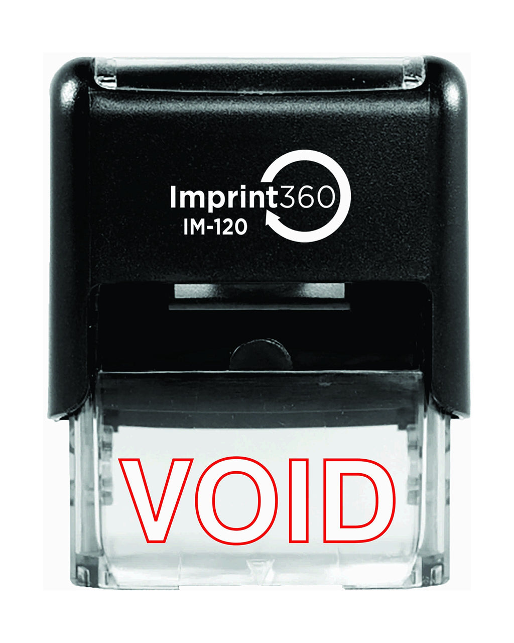 Supply360 AS-IMP1050 - Void, Heavy Duty Commerical Quality Self-Inking Rubber Stamp, Red Ink, 9/16" x 1-1/2" Impression Size, Laser Engraved for Clean, Precise Imprints