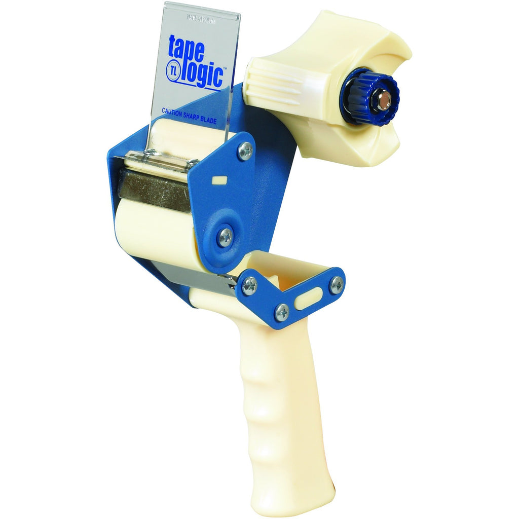 Tape Logic TLTDHD2 Heavy-Duty Carton Sealing Tape Dispenser, 2", Blue/White