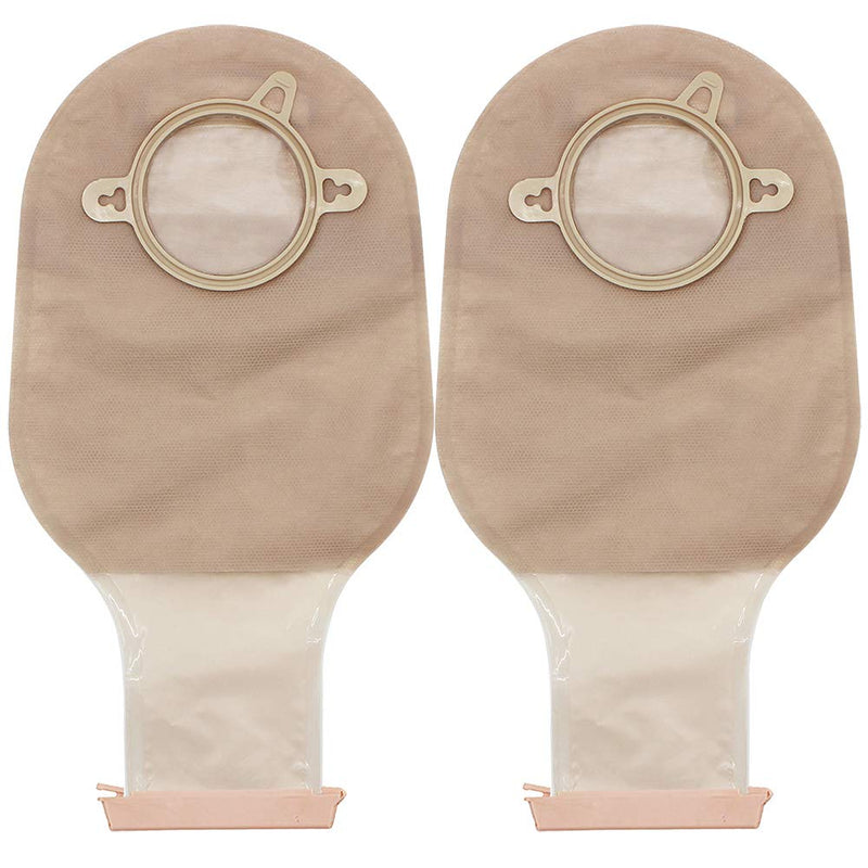 LotFancy 10PCS Colostomy Bags, Ileostomy Supplies, Two-Piece Drainable Pouches with Clamp Closure for Colonoscopy Ostomy Stoma Care (No Skin Barriers) 10 Count (Pack of 1)