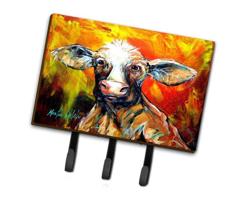 Caroline's Treasures MW1225TH68 Another Happy Cow Leash or Key Holder, Triple, Multicolor
