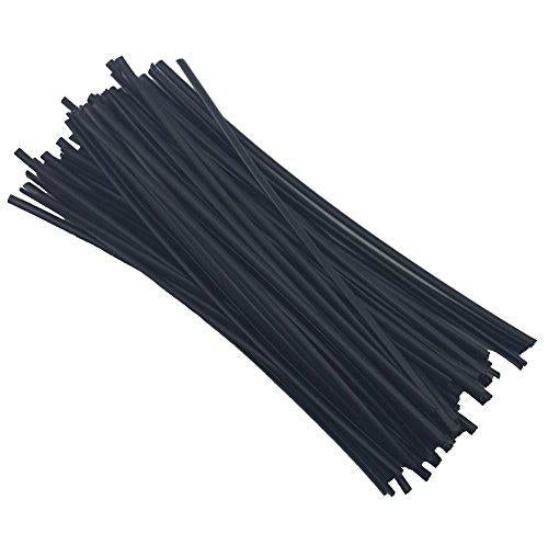 SumDirect 1000Pcs 8 Inch Plastic Twist Ties,Cable Ties for Making Facial Face Mask Plants Party Cello Candy Gift Bags Cake Pops-Black