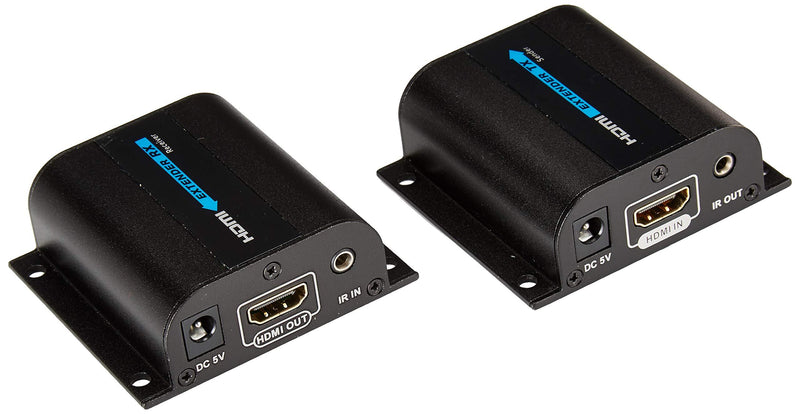 Cables Direct Online 50m / 165ft 1080P HDMI Extender Over Single Cat5e / Cat6 / Cat6a / Cat7 Ethernet Cable with IR Remote Control