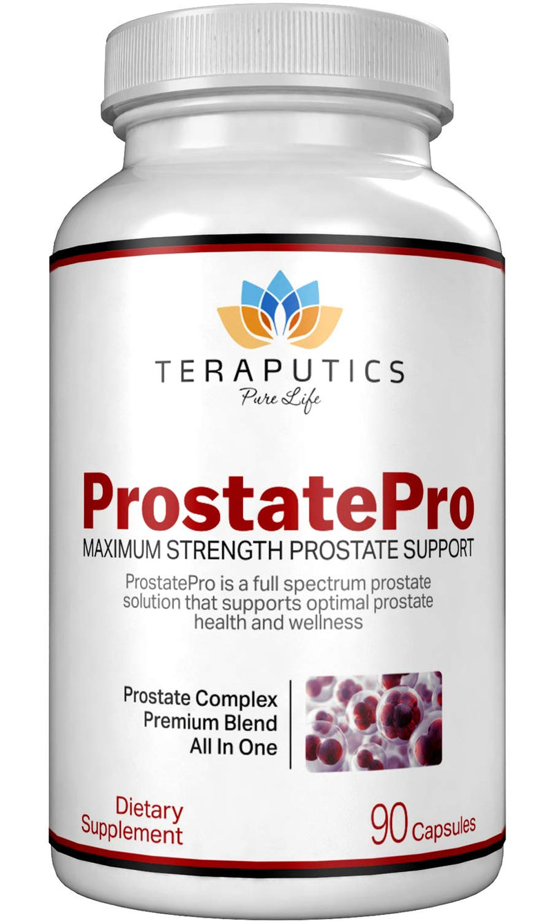 ProstatePro - 33 Herbs Saw Palmetto Prostate Health Supplement for Men | Non GMO Prostate Support Bladder Control Pills to Reduce Frequent Urination & DHT Blocker to Prevent Hair Loss, 90 Capsules