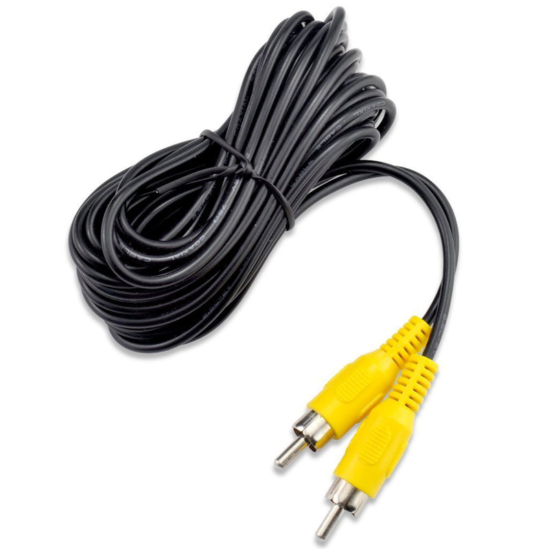 OLLGEN RCA Video Cable,Digital Audio Coaxial Cable with Male to Male Single Plug,A/V Extension Cord for Subwoofer Car Rear View Parking Buckup Camera,5M/16Feet 5M