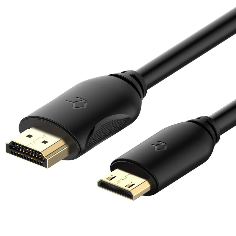 Rankie Mini HDMI to HDMI Cable, High Speed Supports Ethernet 3D and Audio Return (15 Feet) 15 Feet