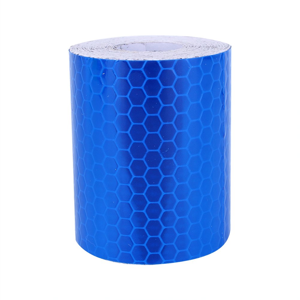 Yosoo 2inch Width 9.8ft Length Reflective Safety Warning Tape Film Sticker Conspicuity Tape Roll Blue