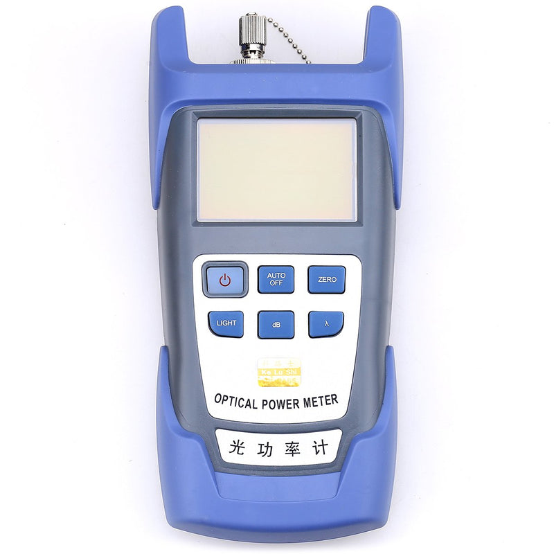 FTTH Fiber Optical Cable Tester Tool Fiber Optic Power Meter Test Seven Wavelength +10 to -70dBm for SC FC ST Connector CATV Testing and Telecommunciation