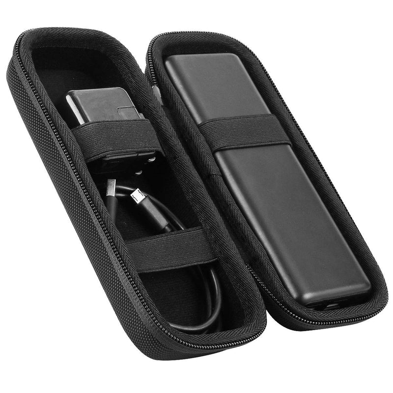 Khanka Hard Travel Case Replacement for Anker PowerCore 20100 mAh Power Bank (Black) black