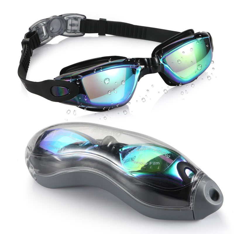 Aegend Swim Goggles, Swimming Goggles No Leaking Anti Fog Adult Men Women Youth Aqua