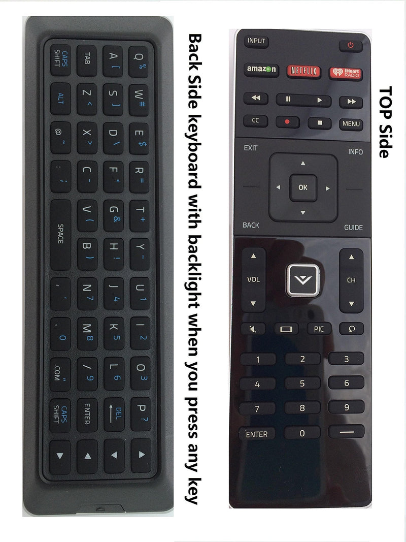 New QWERTY Remote XRT500 with Back-Light fit for VIZIO M602I-B3 M322I-B1 M422I-B1 M602I-B3 M43-C1 M43C1 M49-C1 M49C1 M50-C1 M50C1 M55-C2 M55C2 M60-C3 2014 2015 2016 Smart LED TV