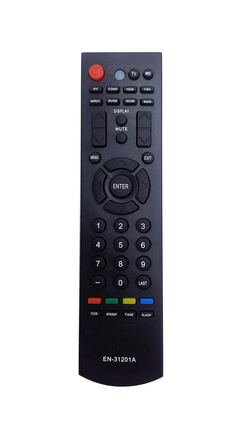 New Replace Remote EN-31201A for Hisense TV F24V77C F24V86C F46V89C F55V89C LEDN32K15US LHD32K20AUS LHD32K26US LHD37V87US LHDN32V66AUS LTDN23K15US LTDN24K16US LTDN24K20US LTDN24V87US