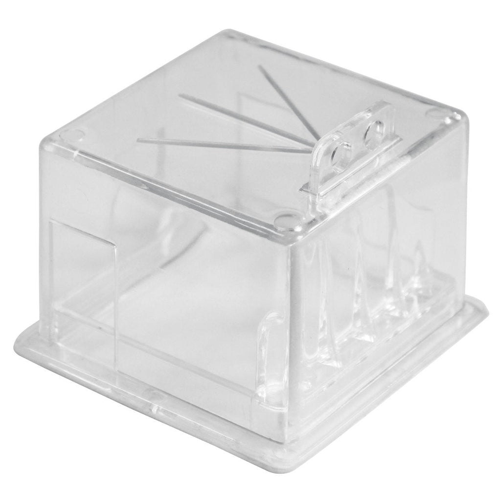 Lockout Safety Supply 7280 Electrical Panel Lockout Square Box LG 45, Clear