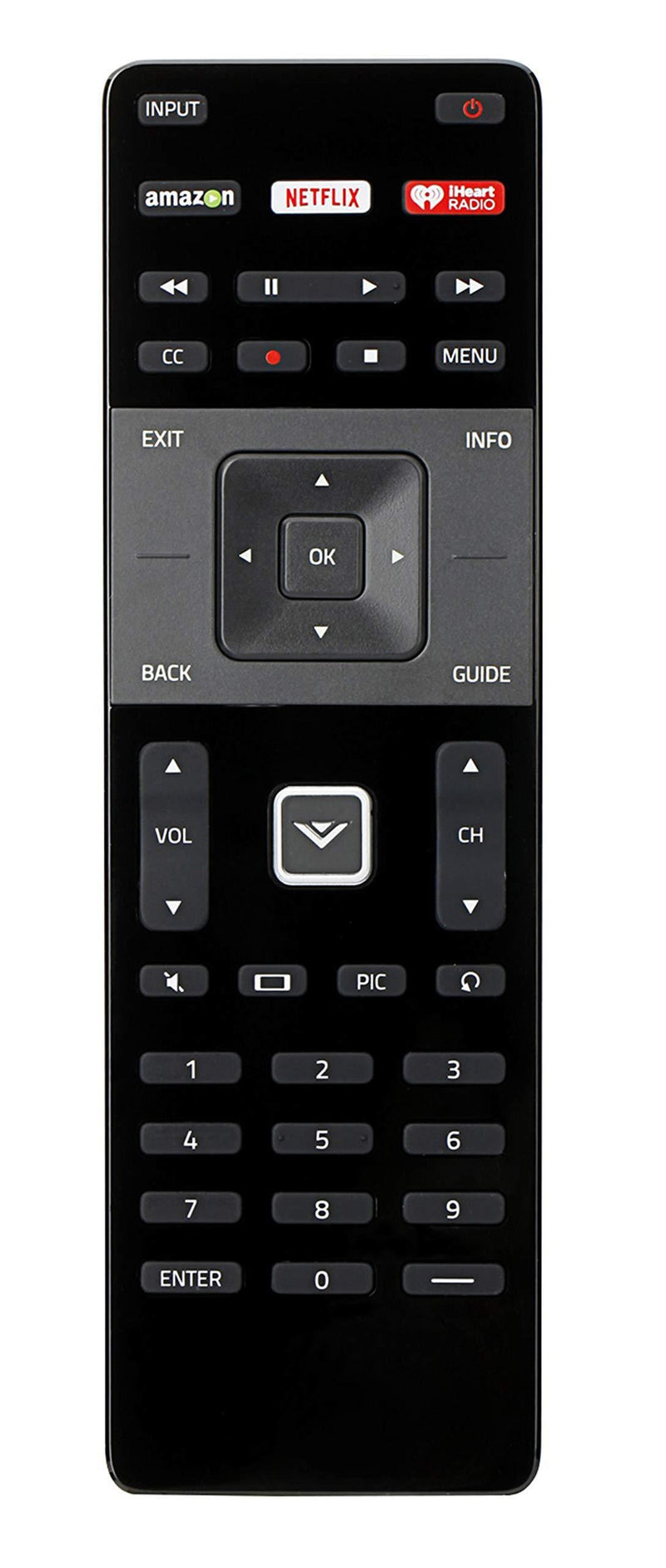 New XRT122 Remote Control for Vizio LCD LED HD TV E28hc1 E24c1 D55U-D1 D55UD1 D58U-D3 D58UD3 D65U-D2 D65UD2 E32-C1 E32C1 E32H-C1 E32HC1 E40-C2 E40C2