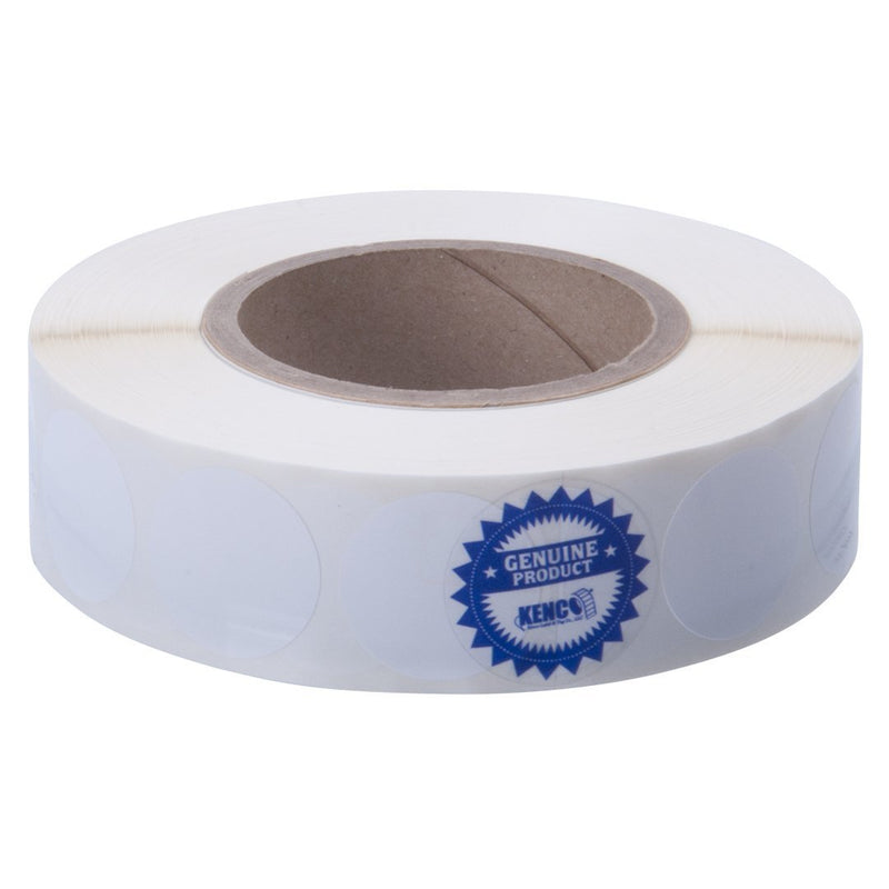 Kenco Premium Inkjet 1.375" Circle High Gloss Paper Roll-Fed Inkjet Labels. Compatible with Primera Color Label Printers and Many Other Printer Brands. Supplied 1875 Labels on a 3 core.